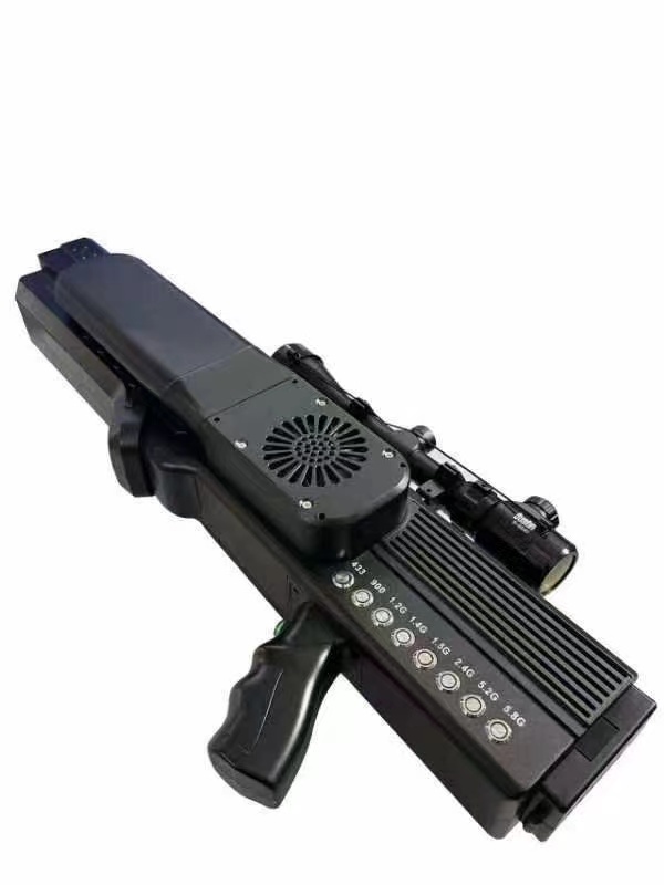  海尾镇手持便携式枪型低空防御反制八通道